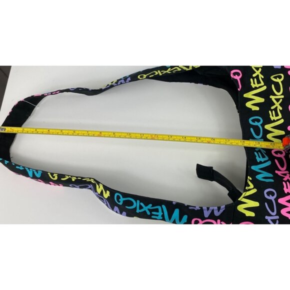 Getagadget Mexico Colorful Woven Canvas Tote Hobo Bag Shoulder Weekender Purse - Picture 11 of 11